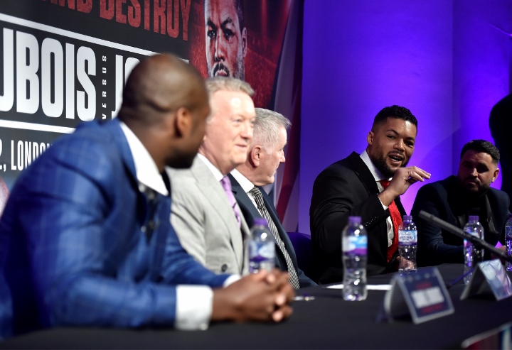 Photos: Daniel Dubois, Joe Joyce Nearly Explode at Presser - Boxing News